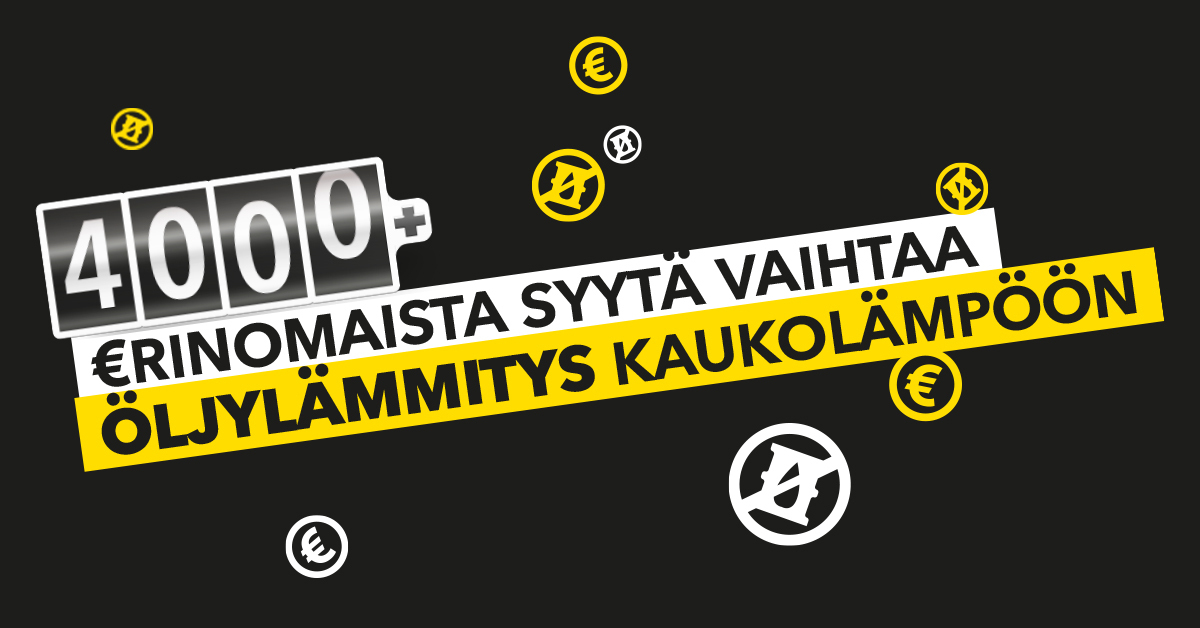 Grafiikka "4000+ syytä valita kaukolämpö"