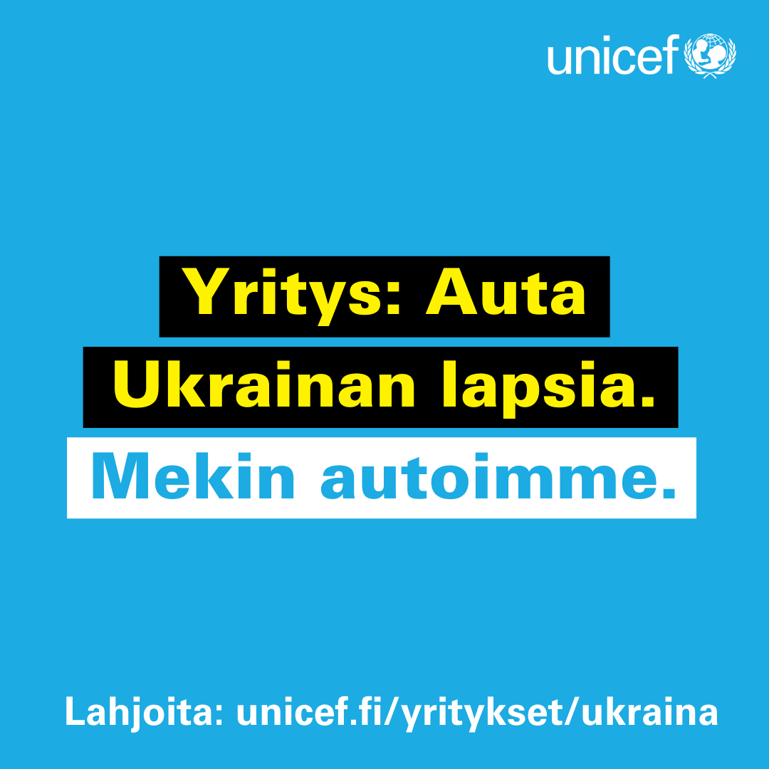 Unicef lahjoituskuva