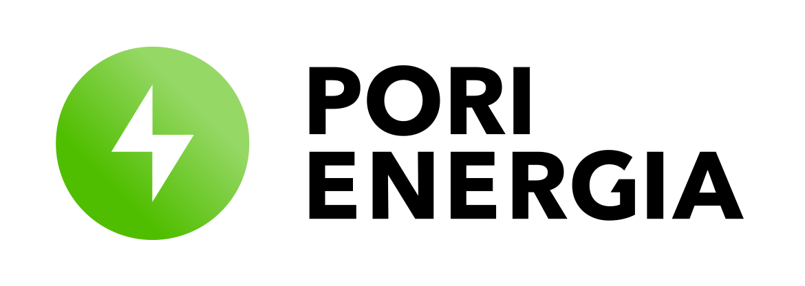 Pori Energia värillinen logo, vaaka